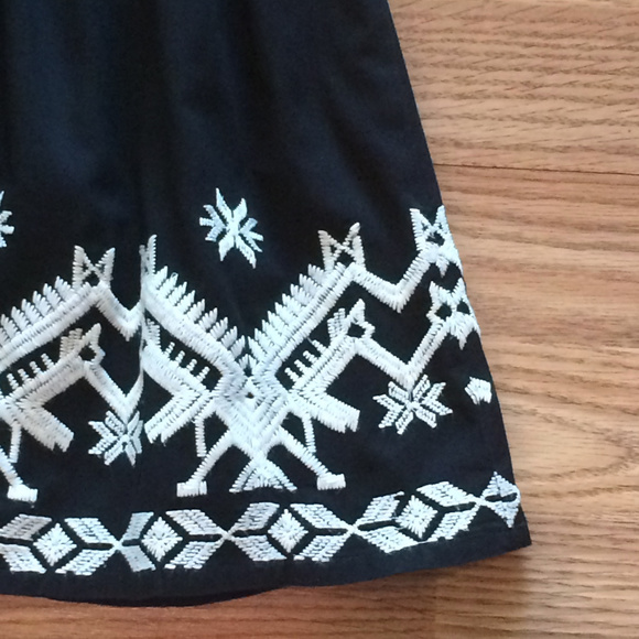SOLD Buffalo David Bitton Boho Embroidered Skirt - Picture 6 of 8